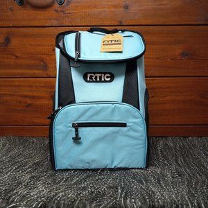RTIC Day Cooler Backpack, Aqua & Black